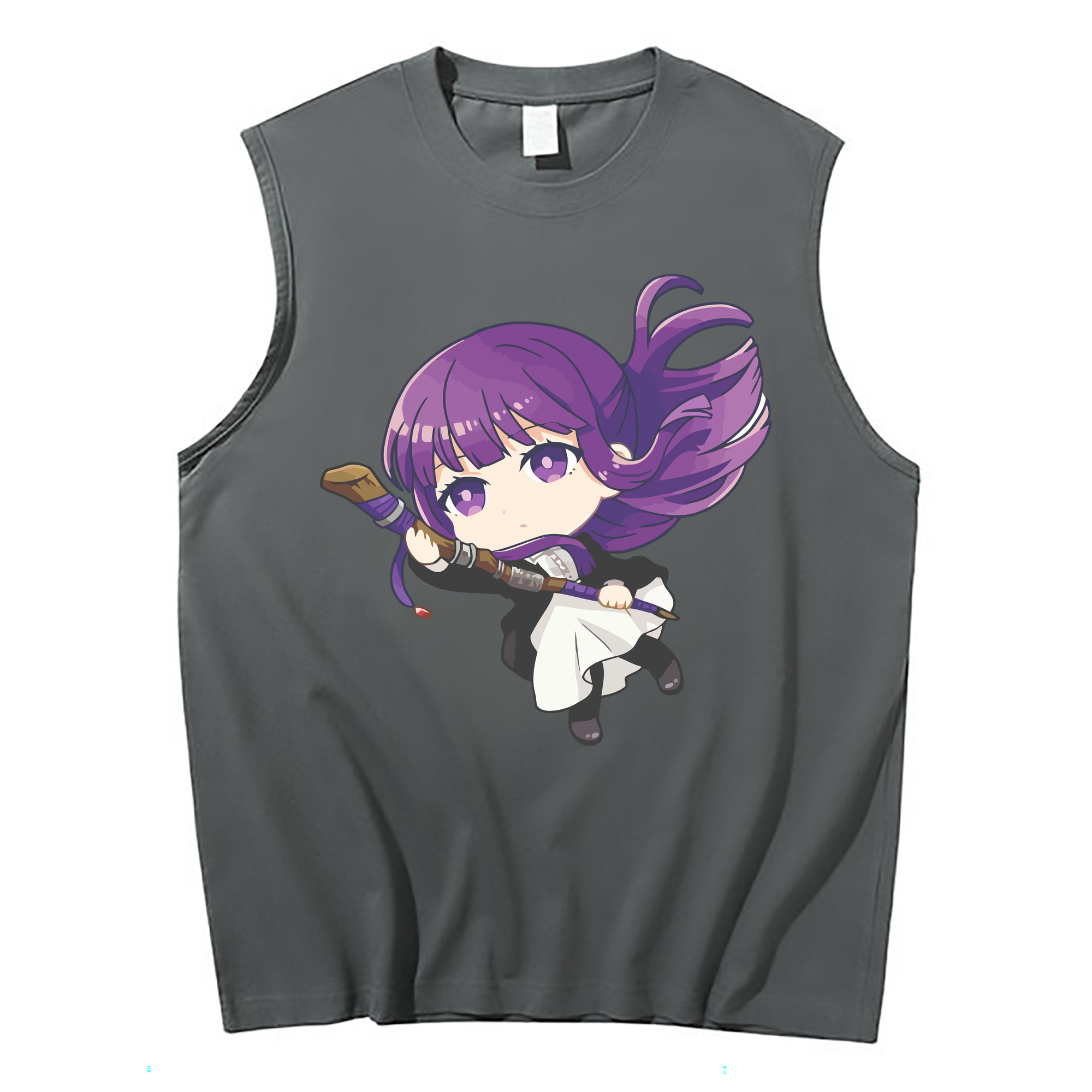 （画像用） 葬送のフリーレン Frieren コットン100％タンクトップ（フロントプリント）
